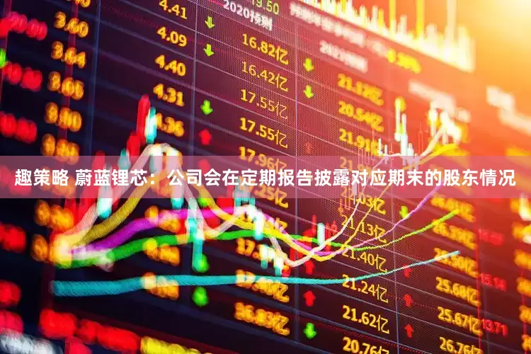 趣策略 蔚蓝锂芯：公司会在定期报告披露对应期末的股东情况