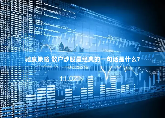 驰赢策略 散户炒股最经典的一句话是什么?